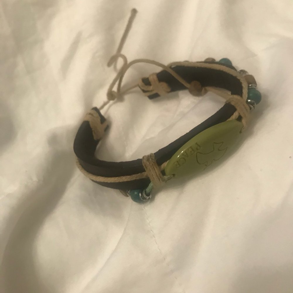 Earthy Bracelet with Dove
